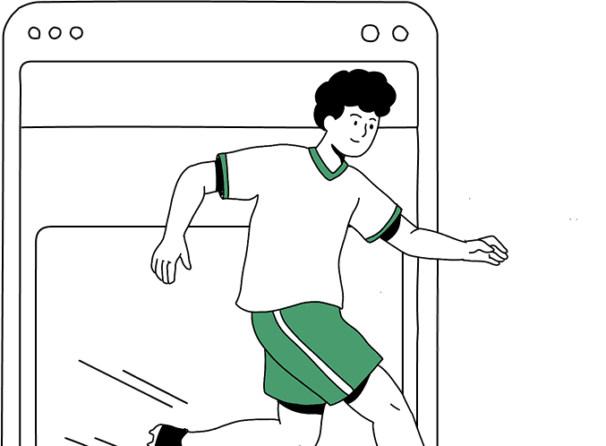 Fantasy challenge application illustration