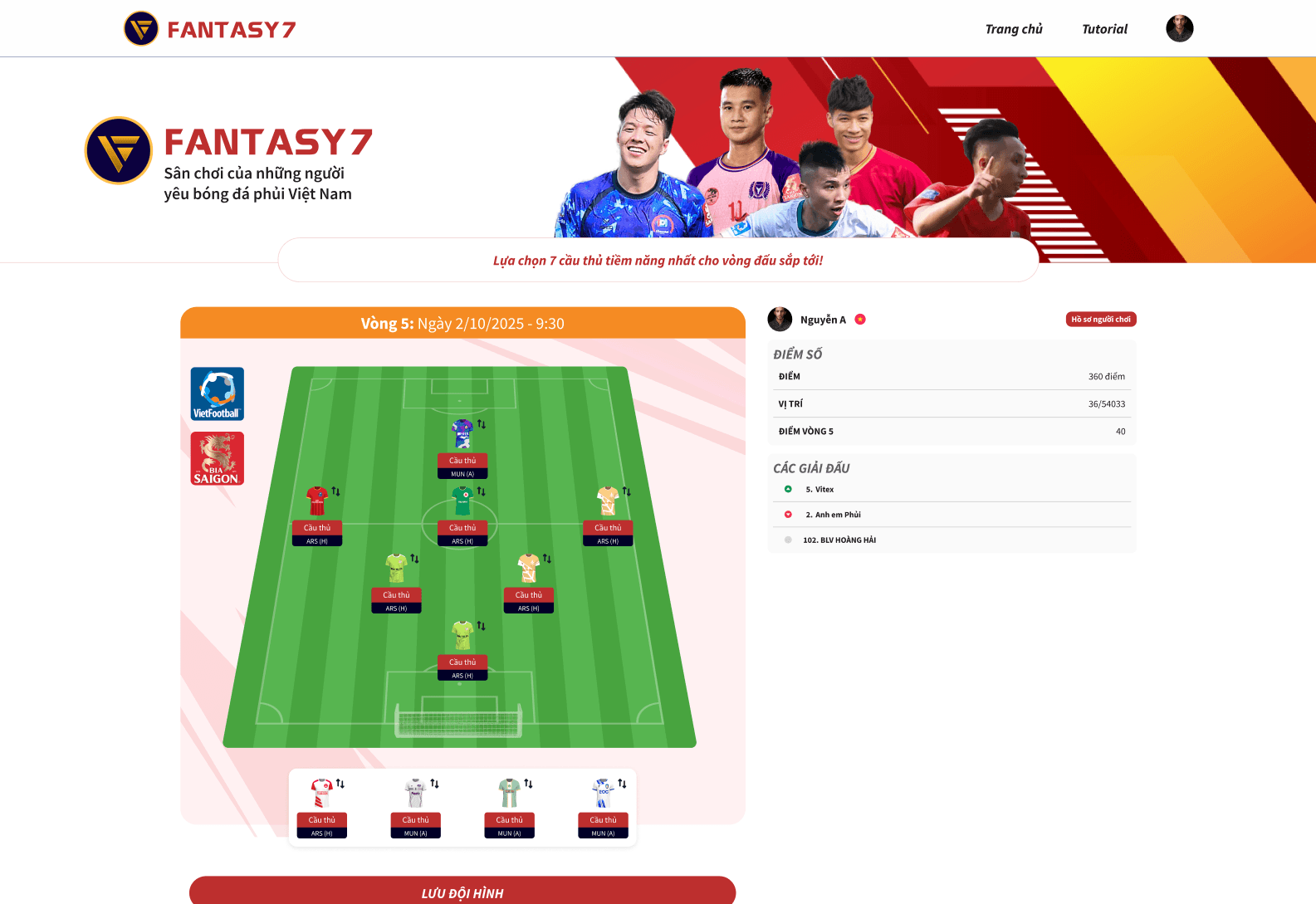 Localized Fantasy Sport Application