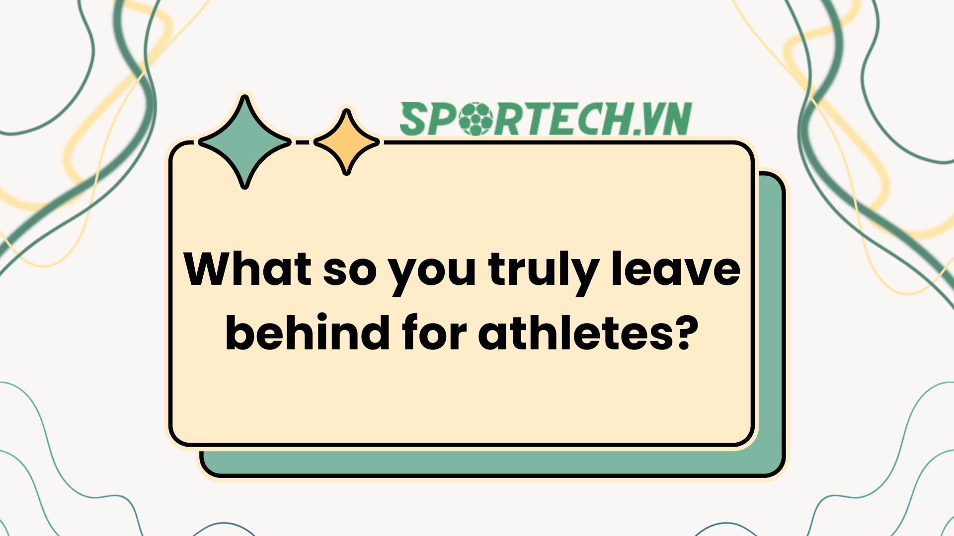 Bạn để lại gì cho vận động viên, ngoài những trang giấy úa màu